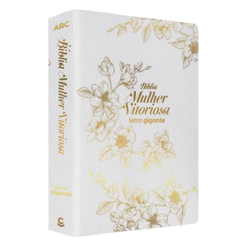 Bíblia da Mulher Vitoriosa | Letra Gigante | ARC | Branca